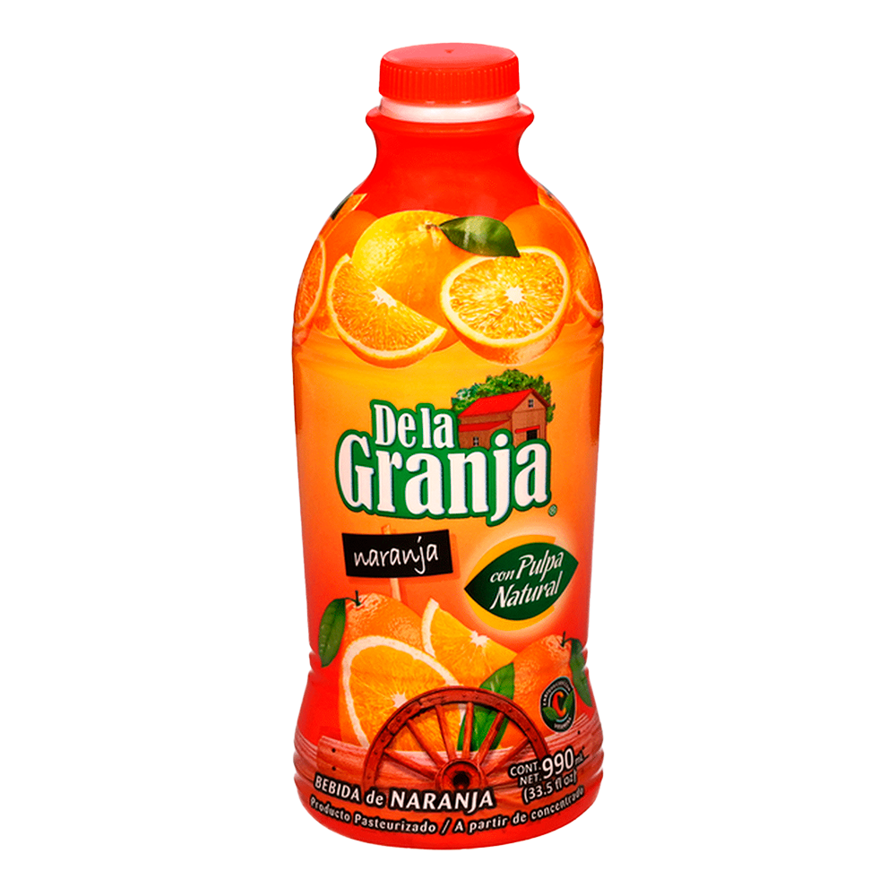 De la granja 33.5 fl oz botella plastica