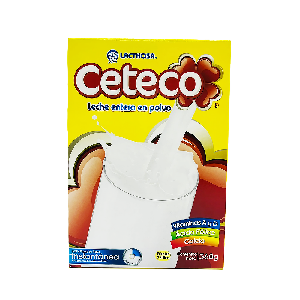 Leche entera en Polvo Ceteco 360 g