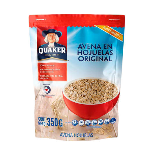 Avena Molsh Quaker Hojuela de Avena 350 g