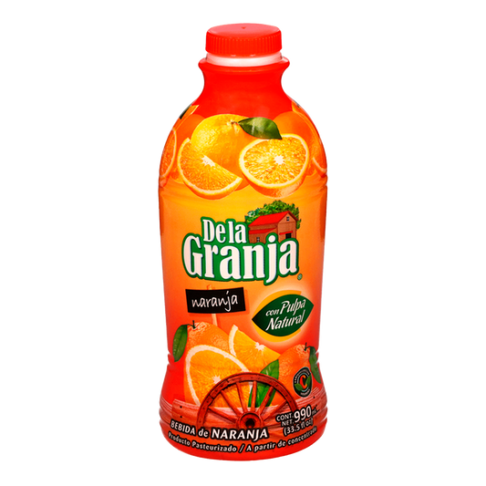 De la granja 33.5 fl oz botella plastica