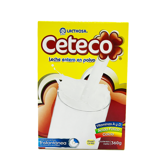 Leche entera en Polvo Ceteco 360 g